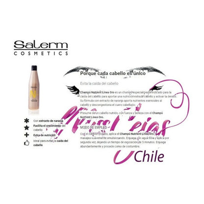 Kit 3 Ampollas Anticaida, Shampoo Anticaida Salerm Cosmetics