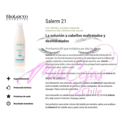 Kit Color Reverse Sin Amoniaco Elimina Colores, Salerm 21