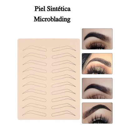 Piel Sintetica Practica Microblading Cejas, Tattoo, Tatuaje