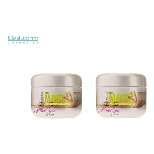 Kit 2 Salerm Mascarilla Germen De Trigo, Tratamiento Capilar