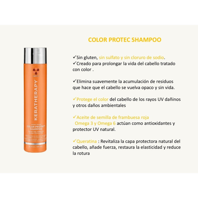 Shampoo Protector Color Keratherapy 300ml Cuidado Capilar