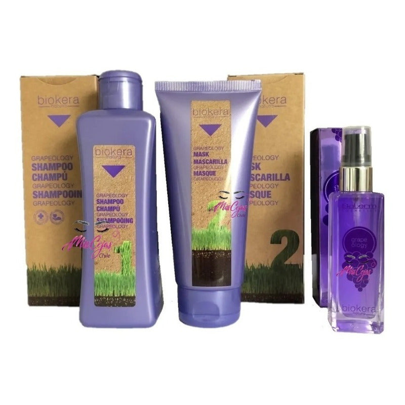 Kit Capilar Shampoo Y Aceite Grapeology Salerm Cosmetics