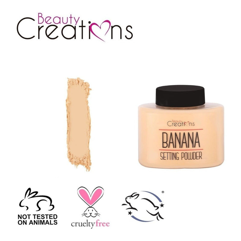 Polvo Banana Beauty Creations Fijador Maquillaje Envio Grati