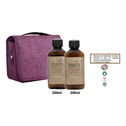 Kit Shampoo Acondicionador Nashi Argan 200ml Cuidado Capilar