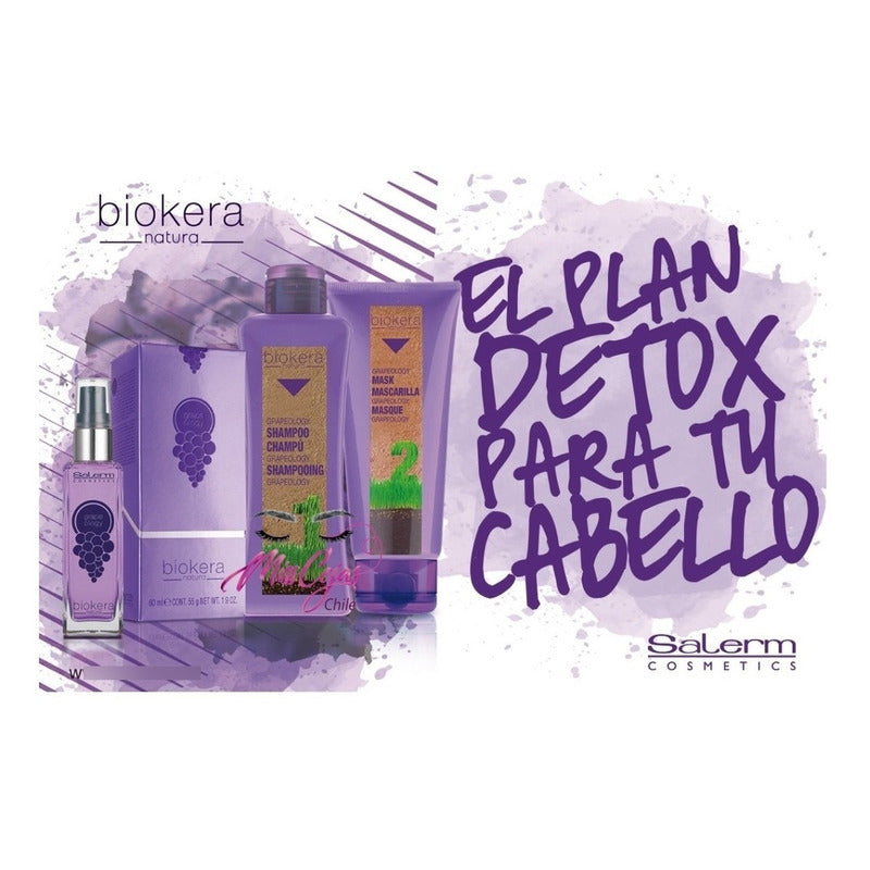 Kit Capilar Shampoo Y Aceite Grapeology Salerm Cosmetics