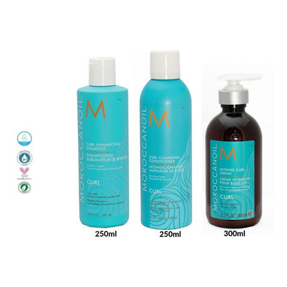 Pack Rizos Soñados Shampoo, Acondicionador Y Crema Rulos