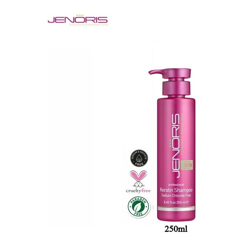 Shampoo Pistacho Jenoris 250ml Keratina Hidratante Capilar