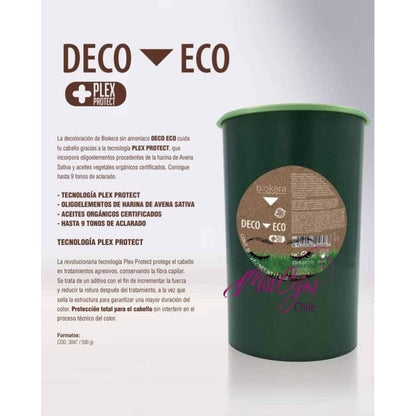 Decolorante Biokera Deco Eco Salerm 9 Tonos Sin Amoniaco