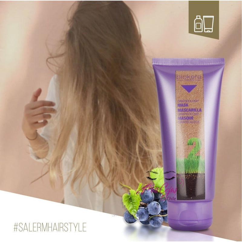 Kit Capilar Mascarilla Y Aceite Grapeology Salerm Cosmetics