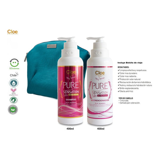 Kit Cloe Shampoo, Acondicionador Color Cabellos Tinturados