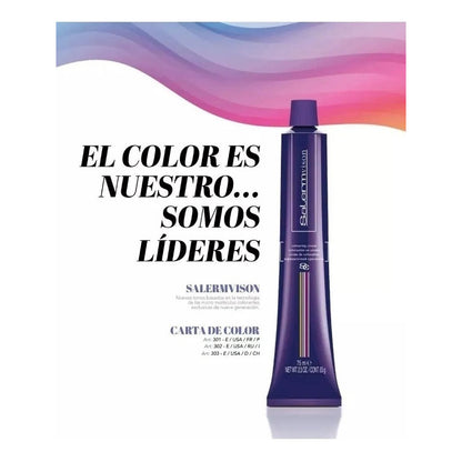 Tintura Salerm Vison 75ml, Tinte Coloracion Capilar