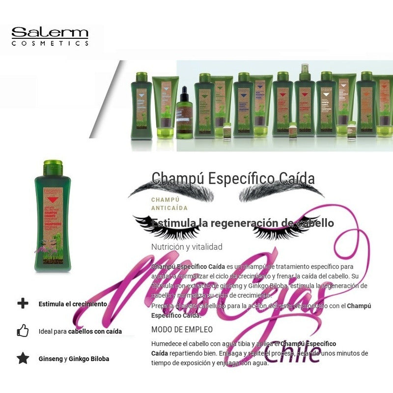 Shampoo Especifico Anticaida Salerm Cosmetics Capilar