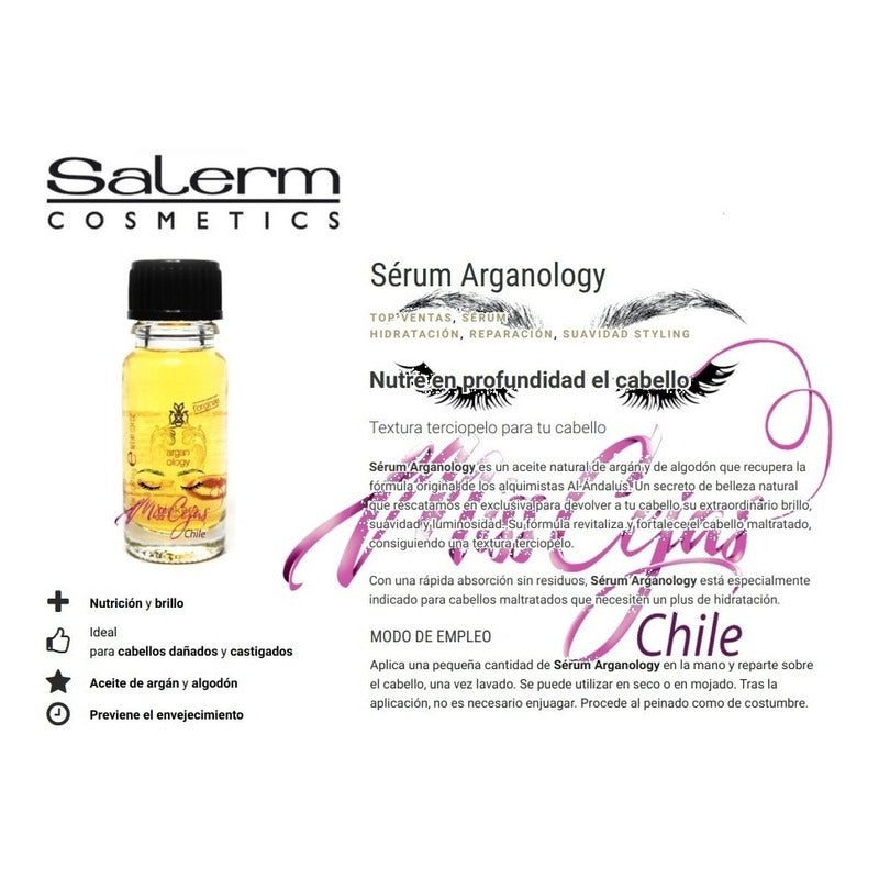 Kit Salerm 21 Aceite Uva Y Argan 2 Ampollas Mega Tratamiento