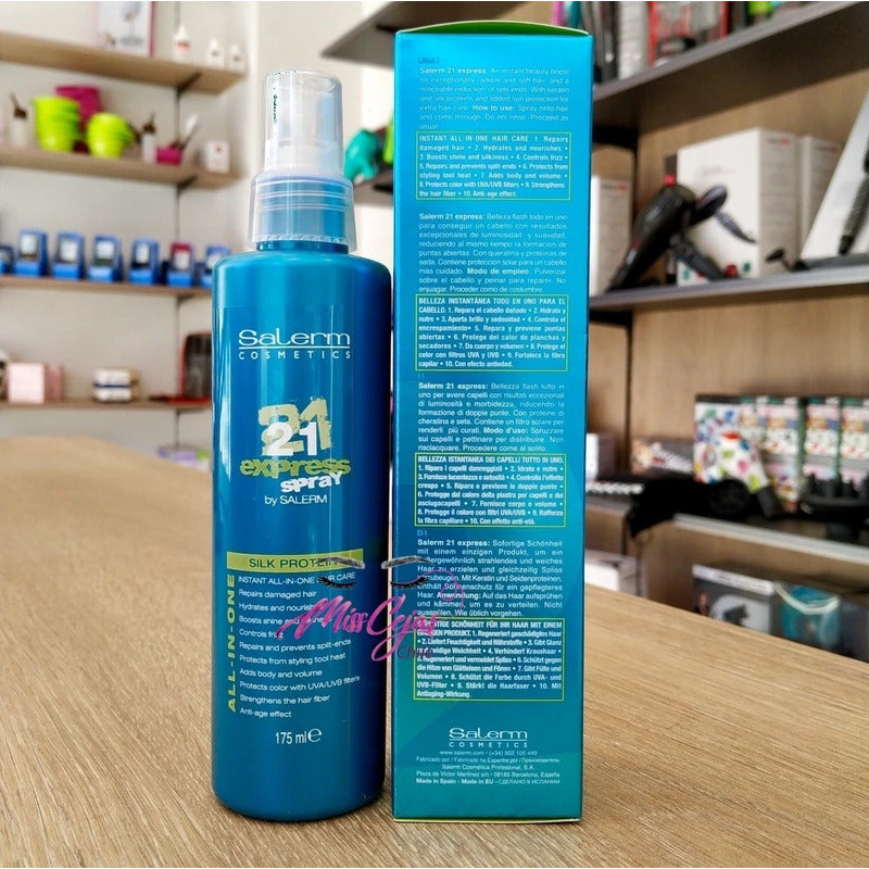 Salerm 21 Express Spray Proteina De Seda Proteccion Capilar