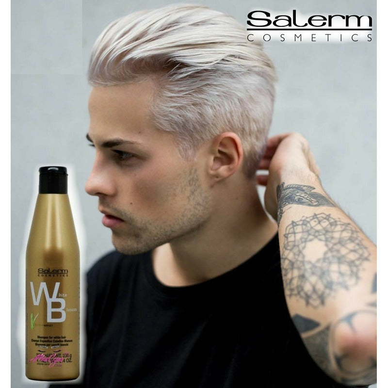 Shampoo Salerm Cosmetics Cabellos Blancos 500ml, Capilar