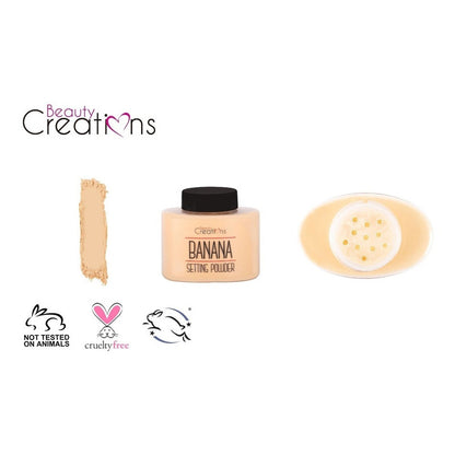 Polvo Banana Beauty Creations Fijador Maquillaje Envio Grati