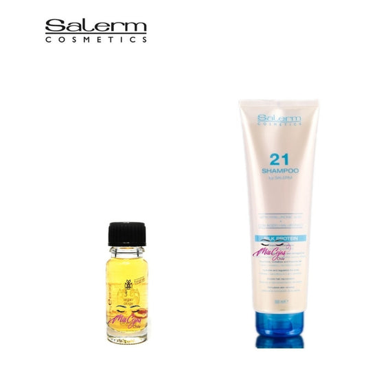 Kit Shampoo Salerm 21 Y Aceite Argan Ology Salerm Cosmetics