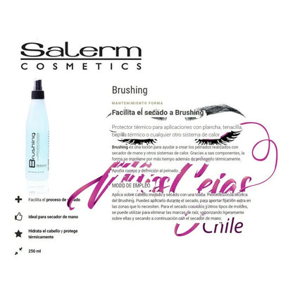 Salerm Cosmetics Brushing 250ml Protector Termico Anti Frizz