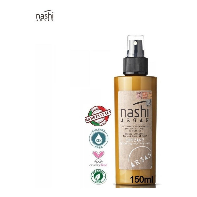 Mascara Hidratante Instant Nashi Argan Anti-frizz Capilar