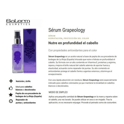 Kit Capilar Mascarilla Y Aceite Grapeology Salerm Cosmetics