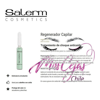 Kit Salerm 21, 3 Ampollas Regeneradoras Capilar Anticaida