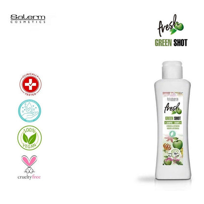 Shampoo Green Shot Biokera Manzana Salerm Cosmetics Vegano