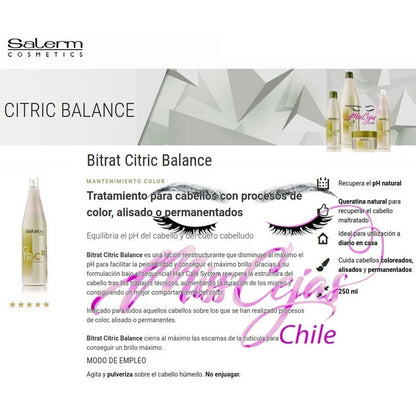 Kit Shampoo Crema Tratamiento Citric Salerm Cosmetic Capilar