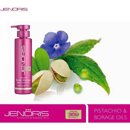 Shampoo Pistacho Jenoris 250ml Keratina Hidratante Capilar