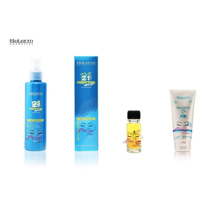 Kit Salerm 21 Express Spray Salerm 21 Y Aceite Argan Capilar