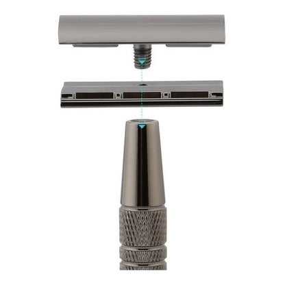 Navaja Rasuradora Clasica Inox Maxcare+5 Repuestos Barberia