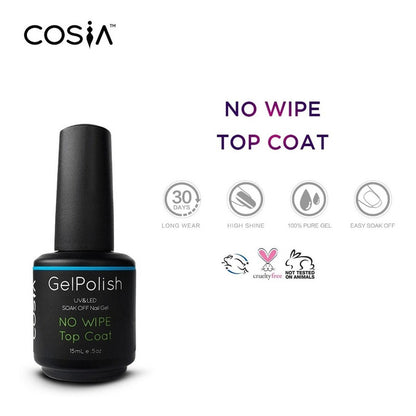 Top Coat Esmaltado Permanente Cosia, Esmaltado Gel, Manicure