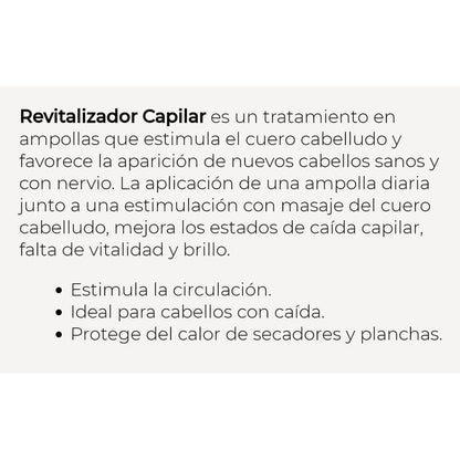 Ampolleta Revitalizante Capilar Salerm 4 Piezas De 13ml