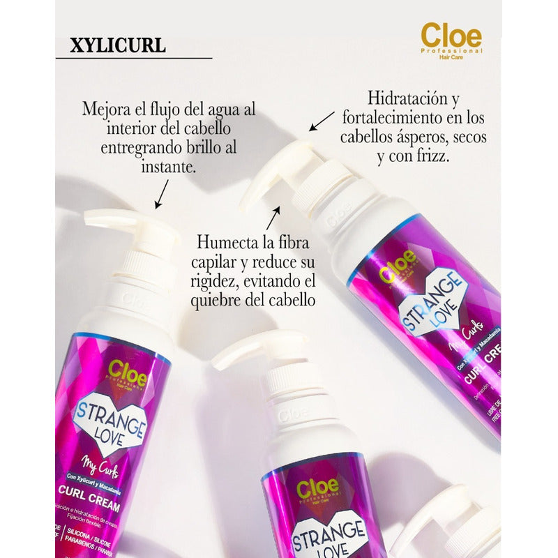 Cloe Crema Modeladora Rizos Rulos Strange Love Capilar Vegan