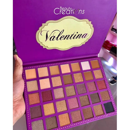 Kit Paleta Valentina Beauty Creations Manta 18 Pinceles