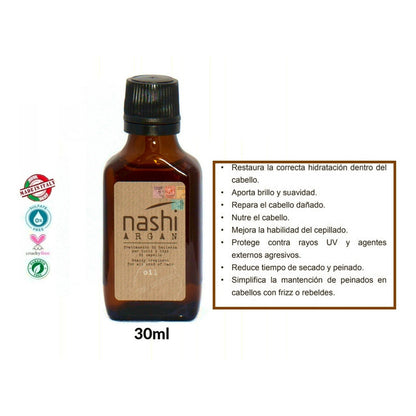 Kit Aceite Shampoo Acondicionador Nashi Argan Hidratante