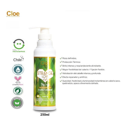 Cloe Crema Modeladora Rizos Rulos Strange Love Light Capilar