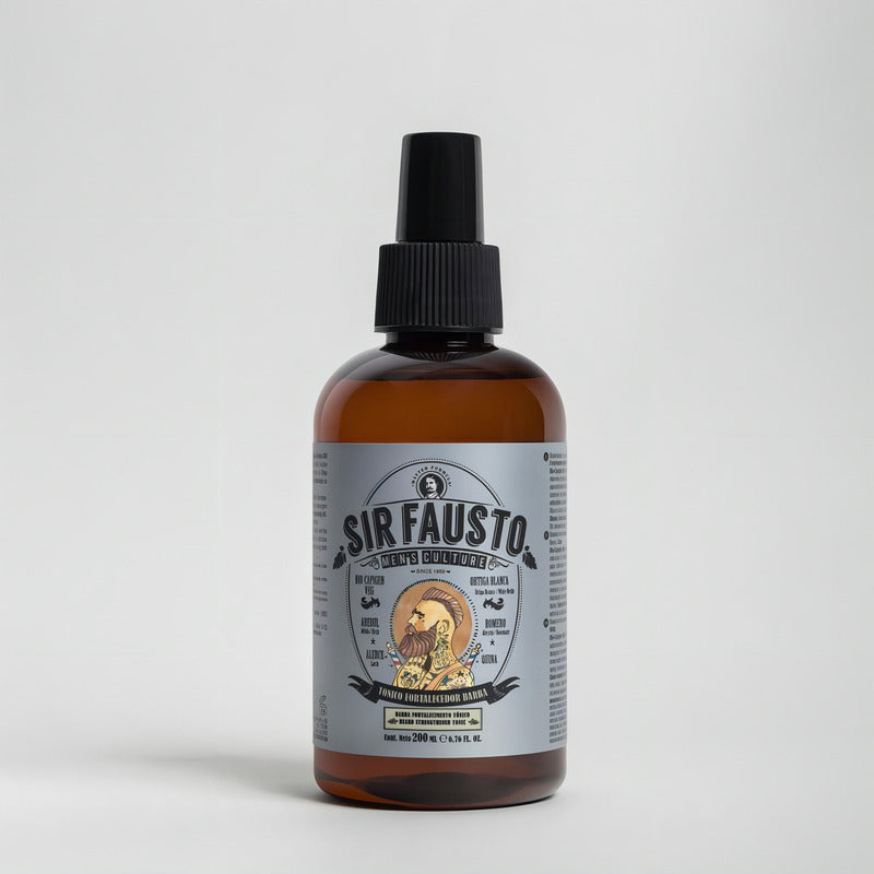 Bálsamo Para Barba Sir Fausto Tonico Fortalecedor Fragancia Natural De 200ml 200g