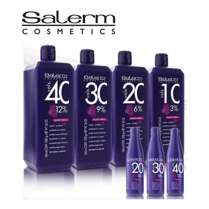 Oxidante En Crema 40 Vol Salerm Cosmetics 1000ml, Coloracion