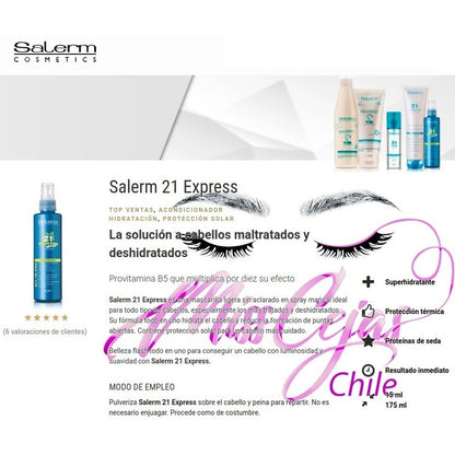 Kit Shampoo Locion  Serum Salerm 21 Capilar Hidratacion