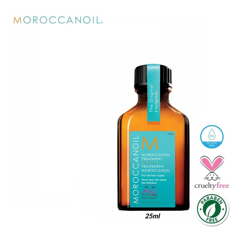 Kit Aceite Argan Hidratante Moroccanoil Y Cepillo Termico