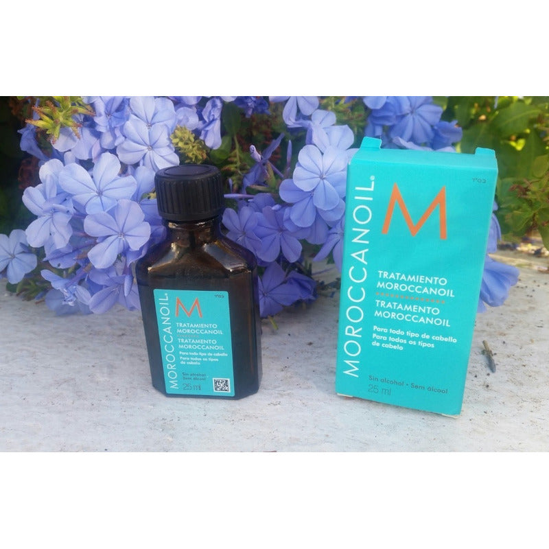 Kit Aceite Argan Hidratante Moroccanoil Y Cepillo Termico