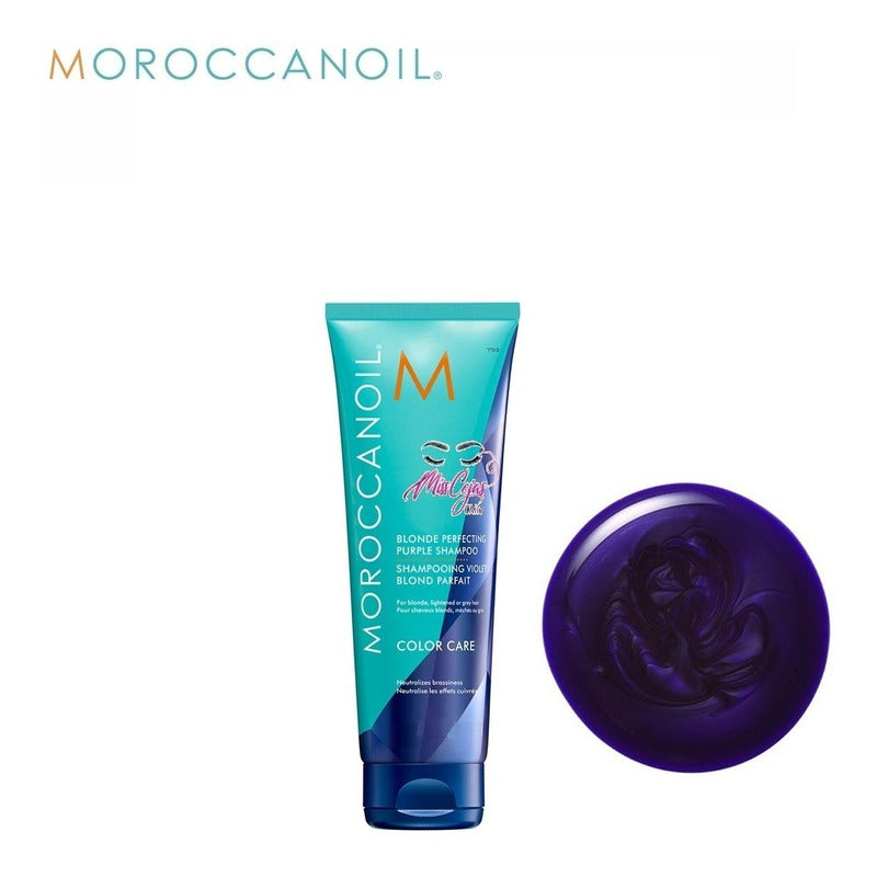 Pack Rubios Perfectos Moroccanoil Aceite, 2 Shampoo Y Bolso