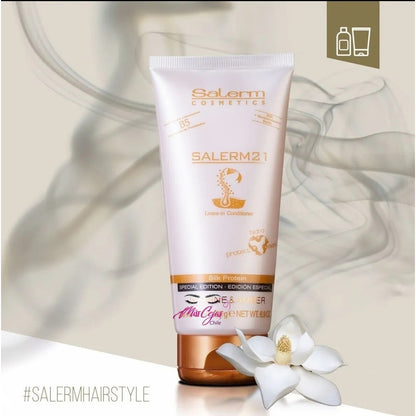 Kit 3 Salerm 21 Jazmin Y Ambar Crema Hidratante Capilar