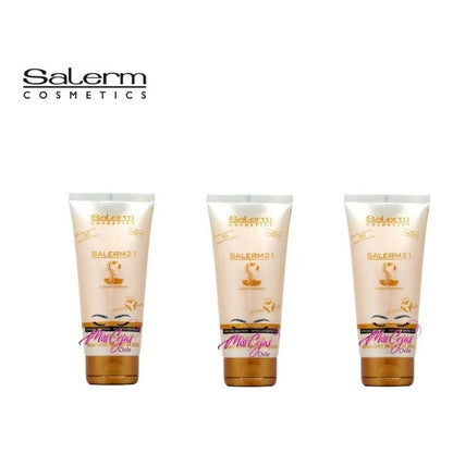 Kit 3 Salerm 21 Jazmin Y Ambar Crema Hidratante Capilar