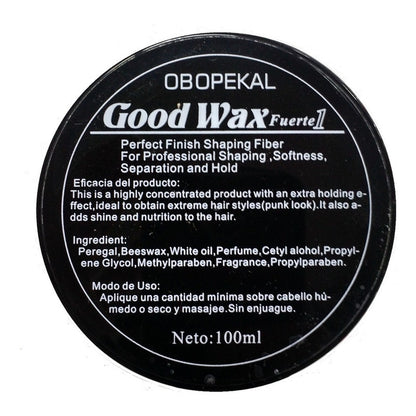 Cera Pelo Profesional Good Wax, Cera Modeladora Barberia