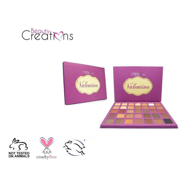 Kit Paleta Valentina Beauty Creations Manta 18 Pinceles