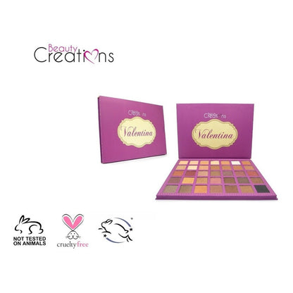 Kit Paleta Valentina Beauty Creations Manta 18 Pinceles