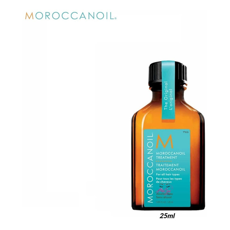 Kit Aceite Argan Hidratante Moroccanoil Y Cepillo Termico