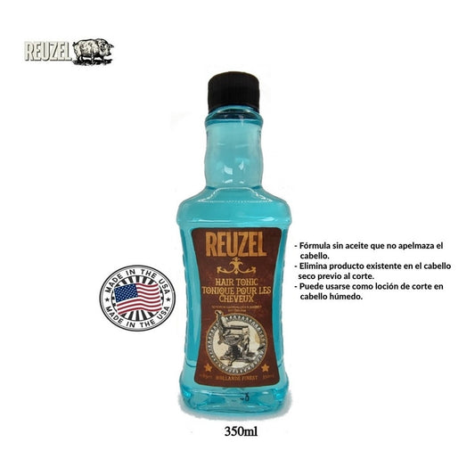 Hair Tonic Reuzel 350ml, Tonico Fijador Ligero Barbería