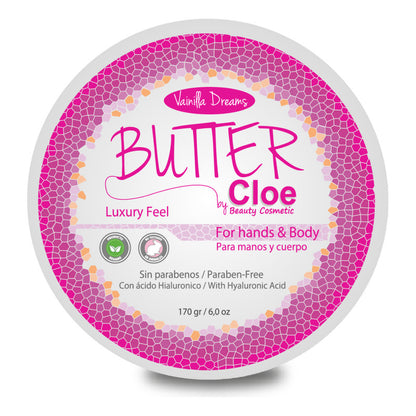 Cloe Butter Crema Para Manos Y Cuerpo Aroma Vainilla Dreams